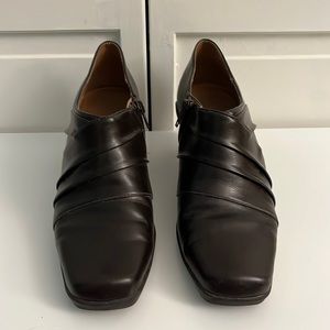 Aerosoles Brown Ankle Booties